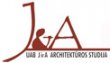 J ir A architektūros studija logotipas